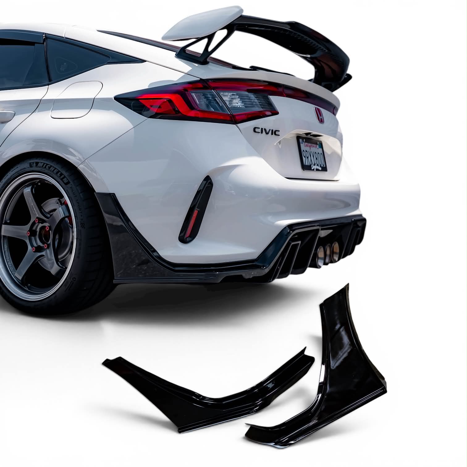 2023+ Honda Civic Type R FL5 Rear Bumper Extension