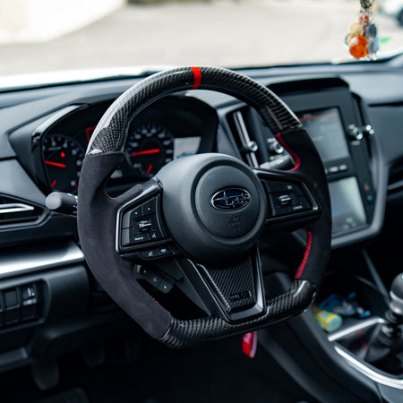 2022 + Subaru WRX Carbon Fiber Steering Wheel - aeroflowdynamics