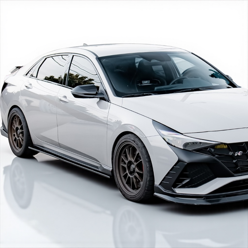 2022 Hyundai Elantra N Side Skirt Extensions S-Style V1