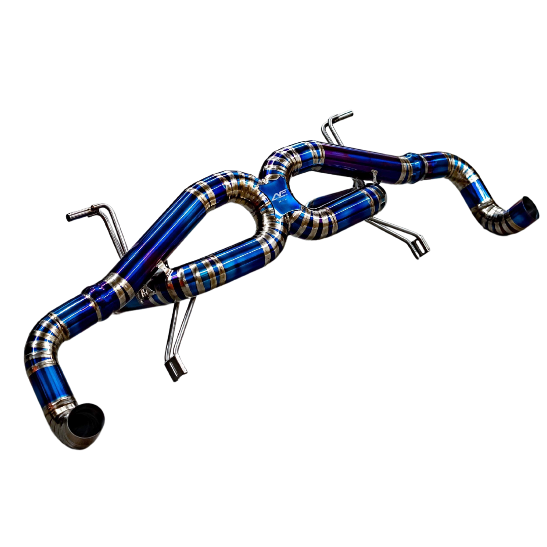 2017 2023 Audi R8 Titanium F1 Exhaust System AeroflowDynamics