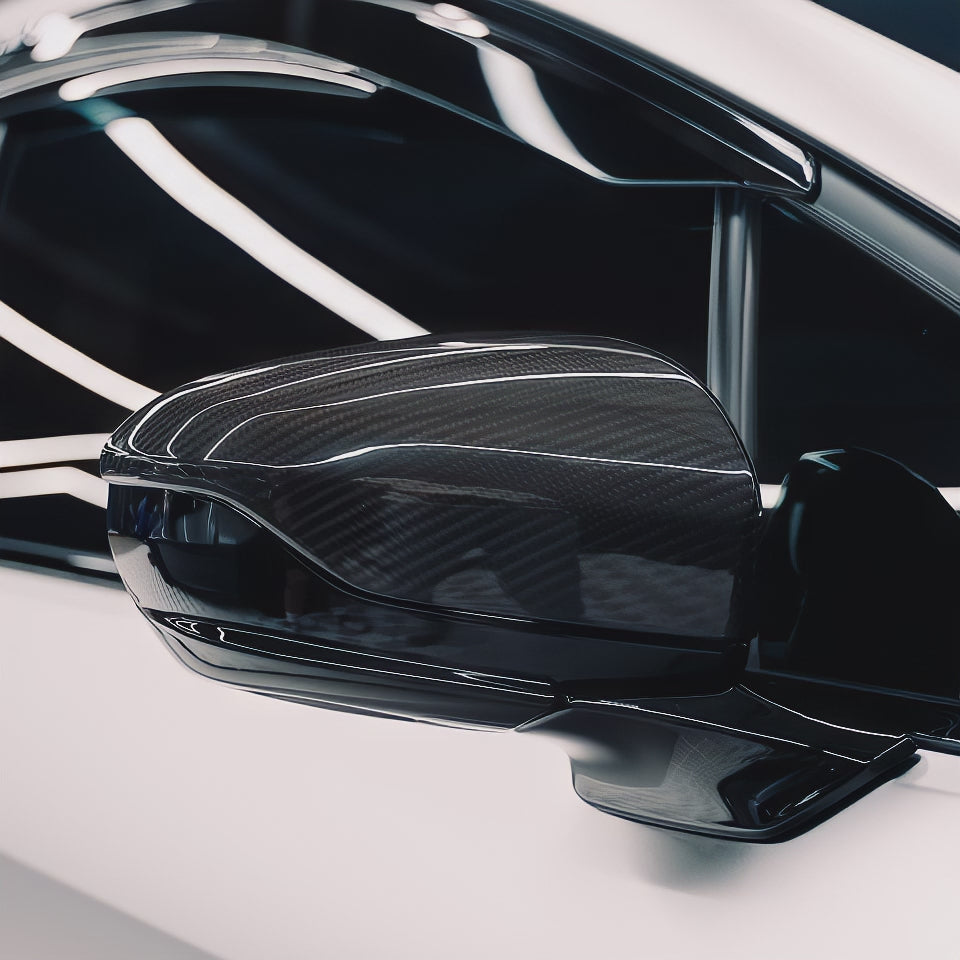 2022-2024 Subaru WRX Carbon Fiber Mirror Caps ( Direct Replacement ) - aeroflowdynamics