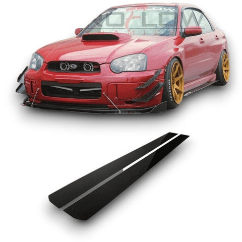 2002 - 2007 Subaru Wrx/Sti Side Skirt Extension V1 - aeroflowdynamics
