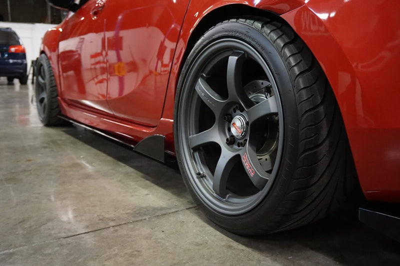 2010-2013 Mazda Speed3 Side Skirt Extensions V2