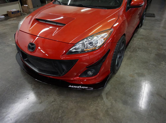 2010-2013 Mazda Speed 3 Splitter V2 - Aeroflowdynamics