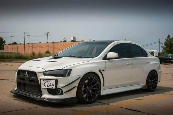 2007-2015 Mitsubishi Evo X Canards V1
