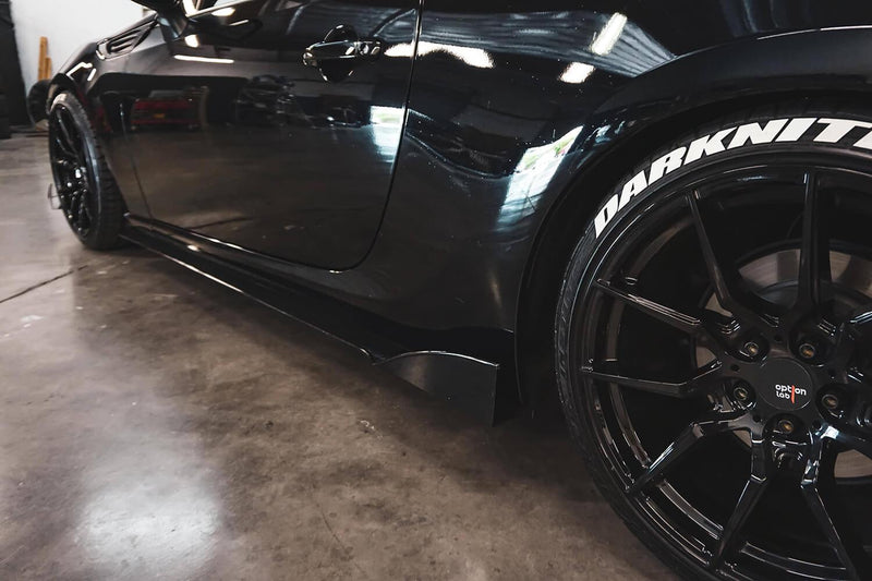 2013-2017 Subaru BRZ FRS Side Skirt Extensions V2