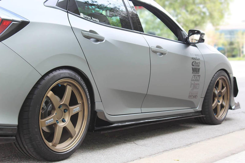 2017-2021 Honda Civic Side Skirt Extensions V1