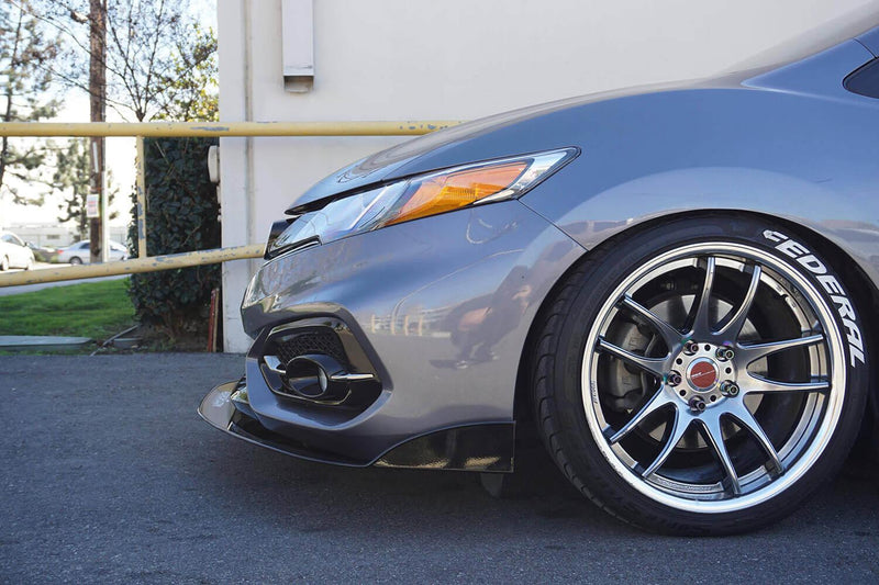2014-2015 Honda Civic Coupe Si Front Splitter V2