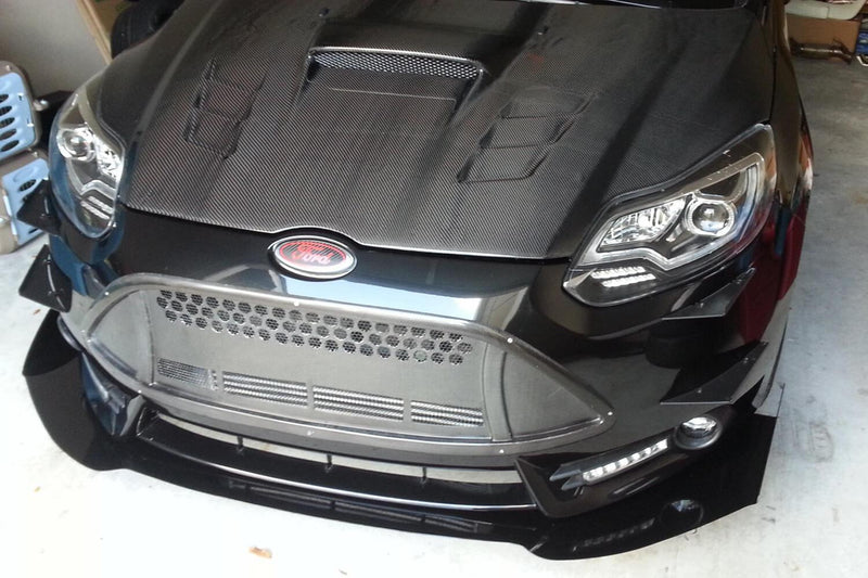 2011-2017 Ford Focus ST Front Splitter V2