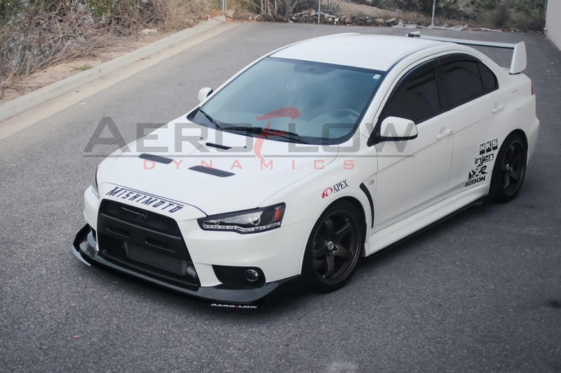 2007-2014 Mitsubishi Evo X/Ralliart Side Skirt Extensions V1