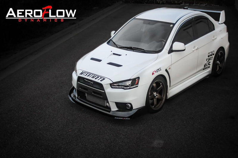 2007-2015 Mitsubishi Evo X Front Splitter V3