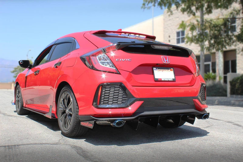 2017-2021 Honda Civic Non-Sport Hatchback Rear Diffuser