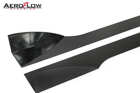 2007-2015 Mitsubishi Evo X / Ralliart Side skirt Extension V2 - Aeroflowdynmaics