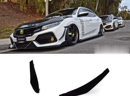 2017-2021 Honda Civic V1 Canards (Hatchback, Si Coupe, Si Sedan) - AeroflowDynamics