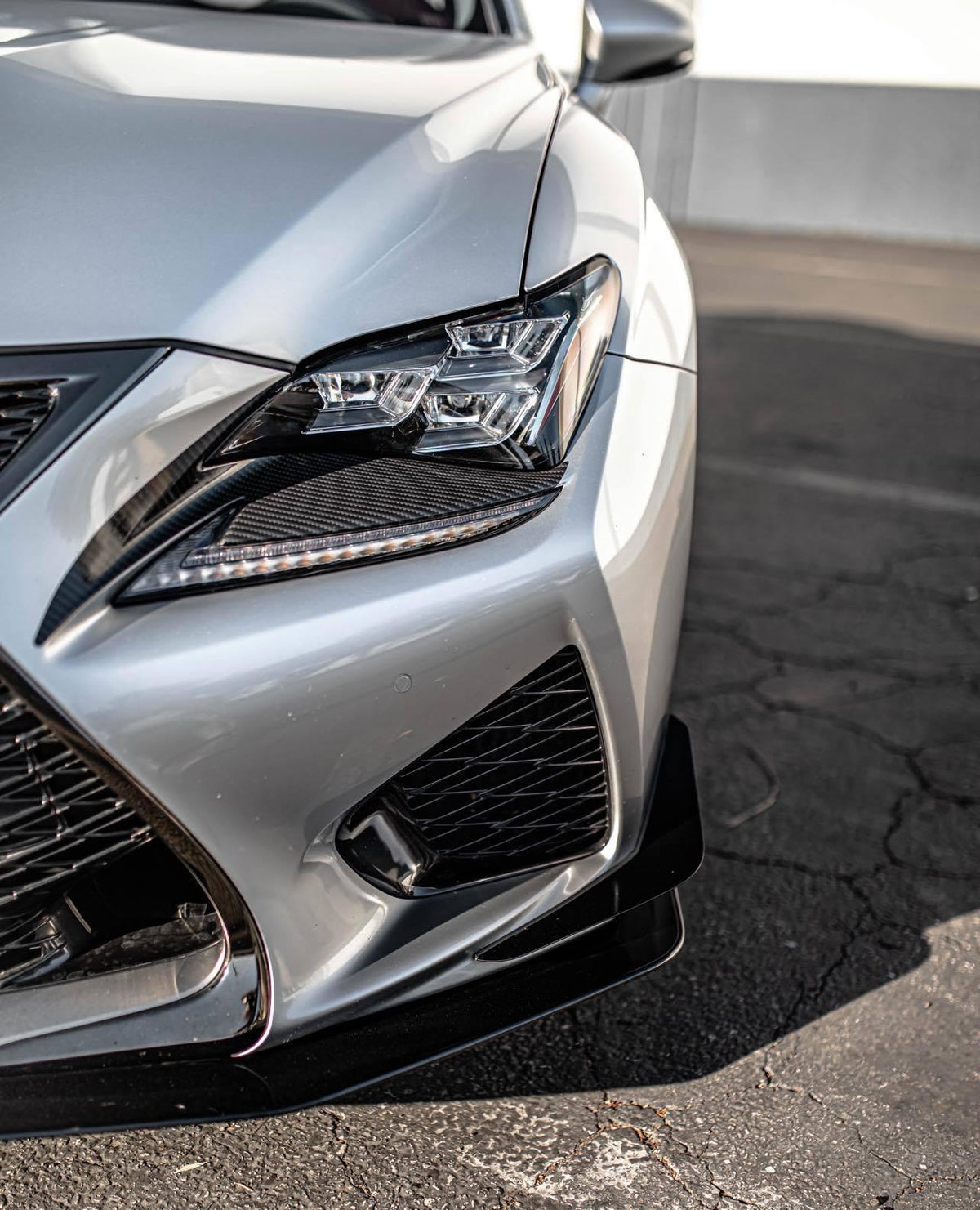 2015-2019 Lexus RCF Front Canards V1