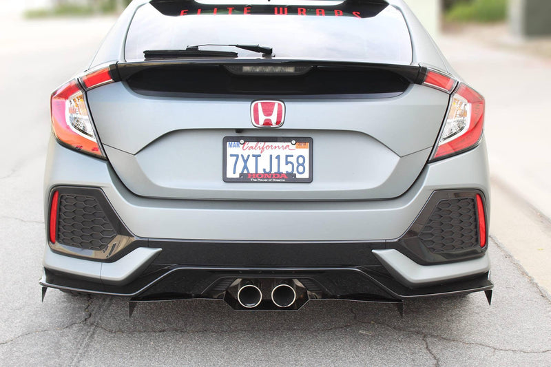 2017-2019 Honda Civic Hatchback Rear Diffuser V1