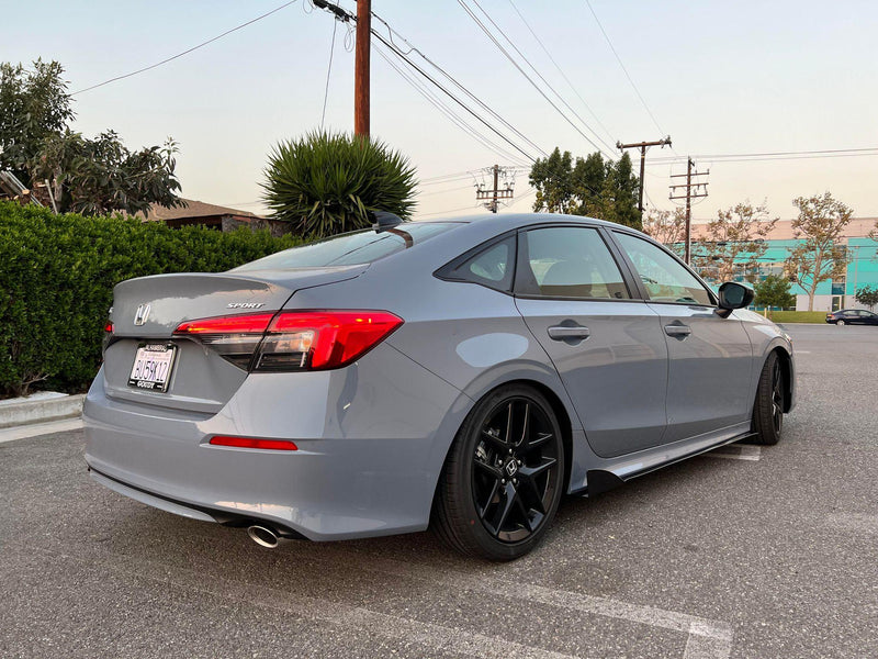2022 Honda Civic Side Skirt Extensions Civic Hatch Sedan Si V2