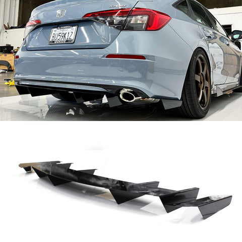 2022+ Honda Civic Sedan Rear Diffuser V1 - Aeroflowdynamics