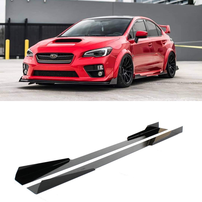 2015-2020 Subaru WRX STI Side Skirt Extensions V5