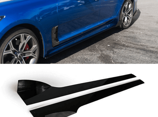 2018 -2019 Kia Stinger Side Skirt Extension V2 - Aeroflowdynamics