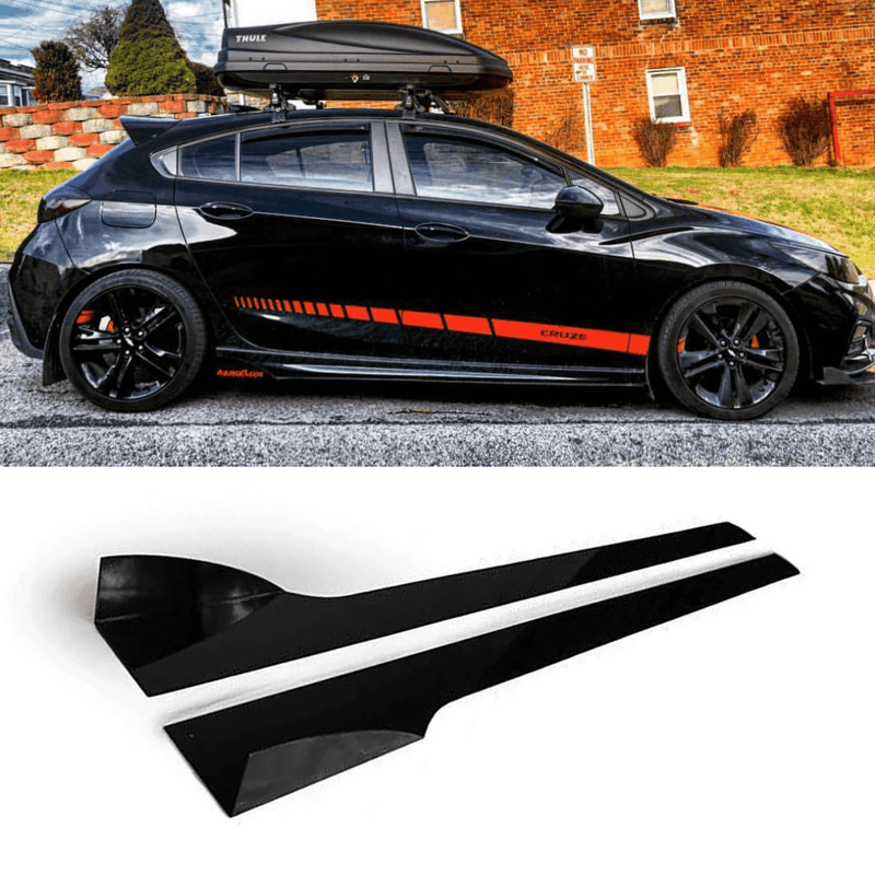 2016-2017 Chevrolet Cruze Side Skirt Extensions V2