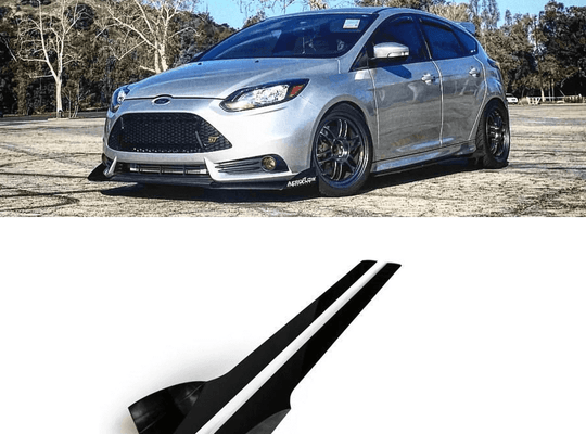 2011-2018 Ford Focus St Side Skirt Extension V2 - Aeroflowdynamics