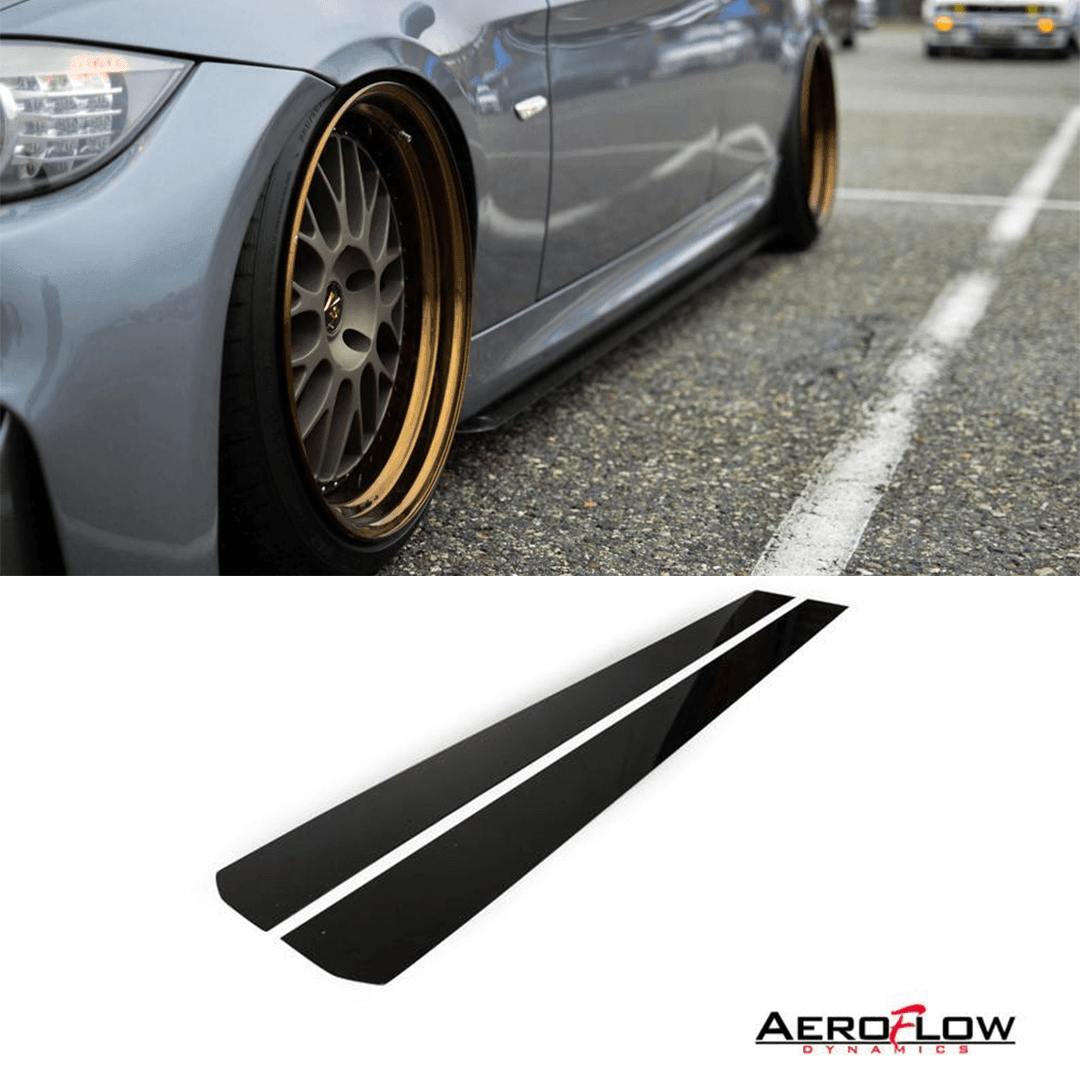 2006-2013 Bmw 328i 335i Side Skirt Extension V1 ( E90 ) - Aeroflowdynamics