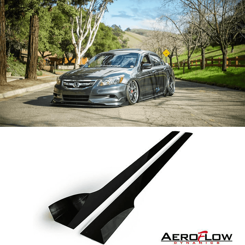 2008-2012 Honda Accord Side Skirt Extensions V2
