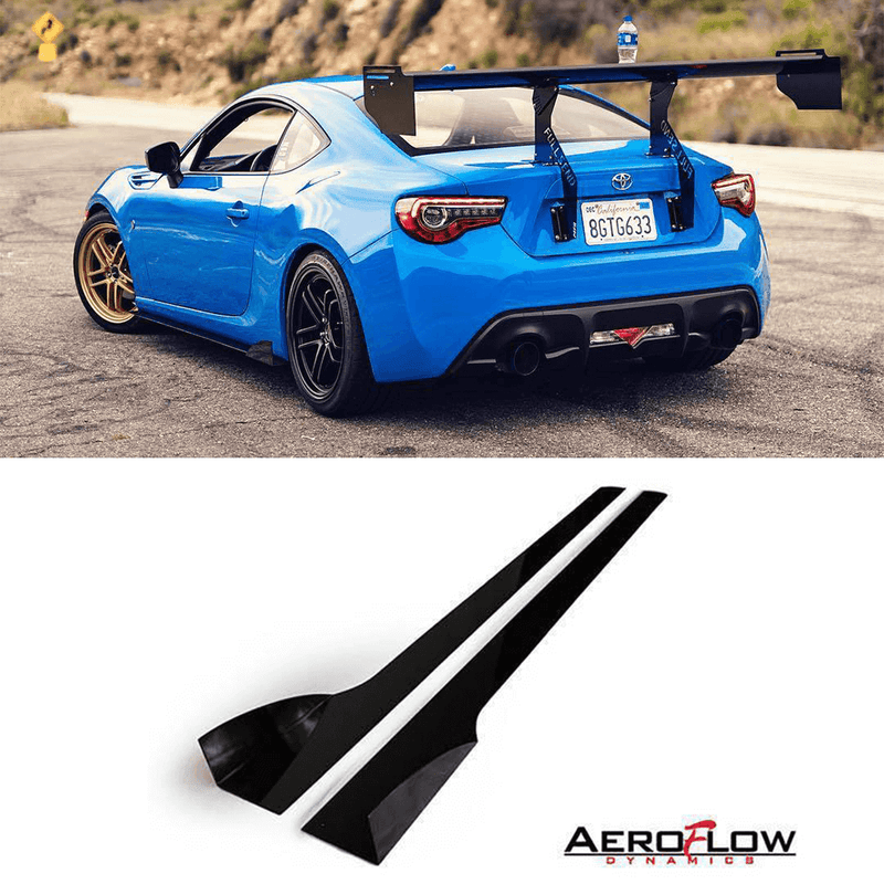 2013-2017 Subaru BRZ FRS Side Skirt Extensions V2