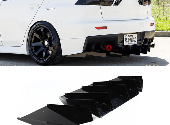 2007-2015 Mitsuibishi Evo Rear Diffuser V2 - Aeroflowdynamics