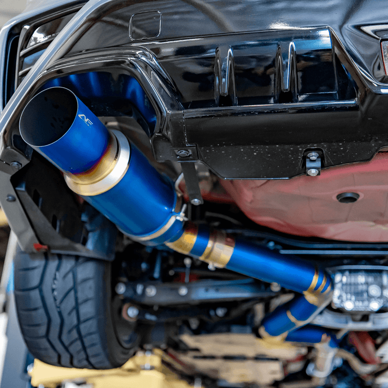 2022 Subaru WRX Cat-Back Exhaust F1 Titanium Single Exit