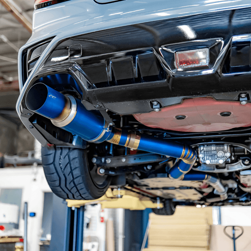2022 Subaru WRX Cat-Back Exhaust F1 Titanium Single Exit