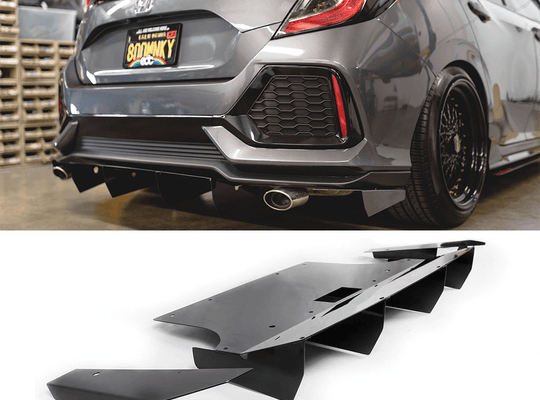 2017-2021 Honda Civic Non-Sport Hatchback Rear Diffuser