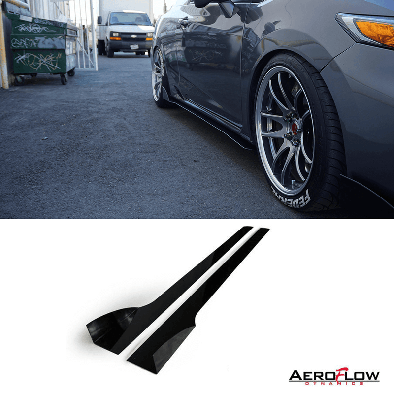 2012-2015 Honda Civic Si Coupe Side Skirt Extensions V2