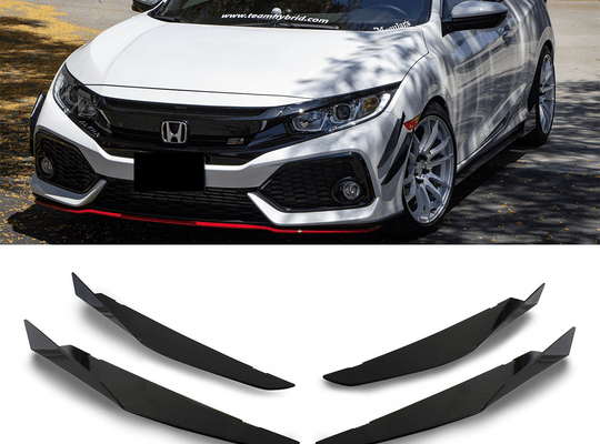2017-2019 Honda Civic V2 Canards (Hatchback, Si Coupe, Si Sedan) - Aeroflowdynamics