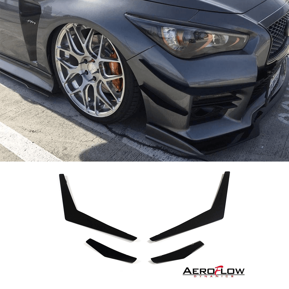 2016 - 2018 Infiniti Q50 Sport Bumper V2 - AeroflowDynamics