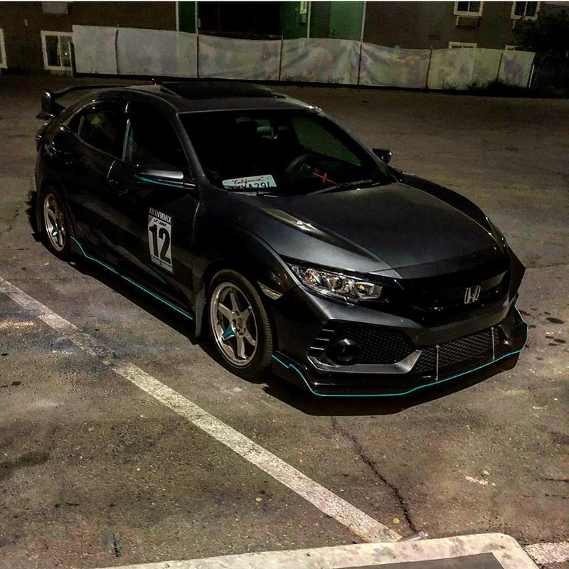 2017-2021 Honda Civic Front Splitter V3