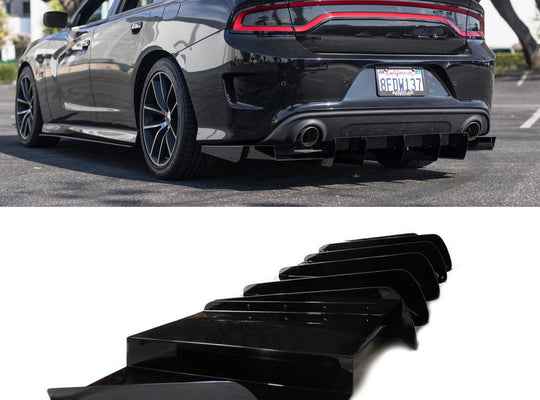 2015-2019 Dodge Charger Scatpack/ Hellcat/Daytona Rear Diffuser V1 - Aeroflowdynamics