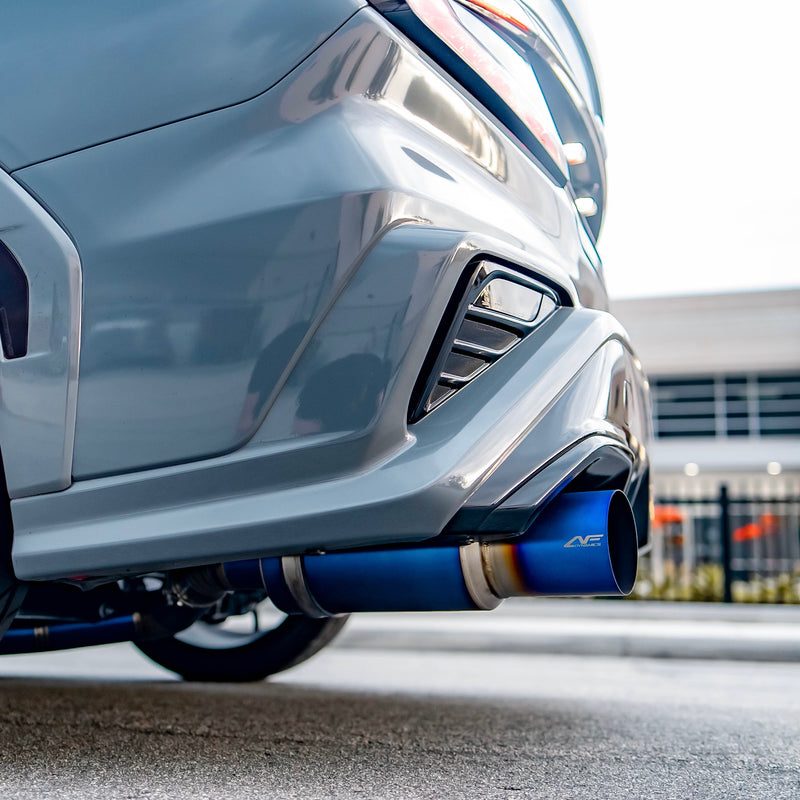 2022 Subaru WRX Cat-Back Exhaust F1 Titanium Single Exit