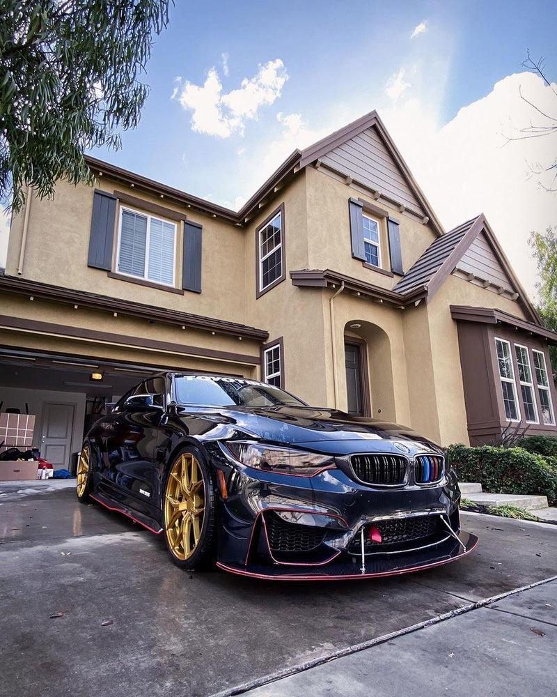 2014-2018 BMW Front Splitter F80 F82 M3 M4 Carbon Fiber