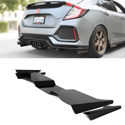 2017-2019 Honda Civic Hatchback Rear Diffuser V1