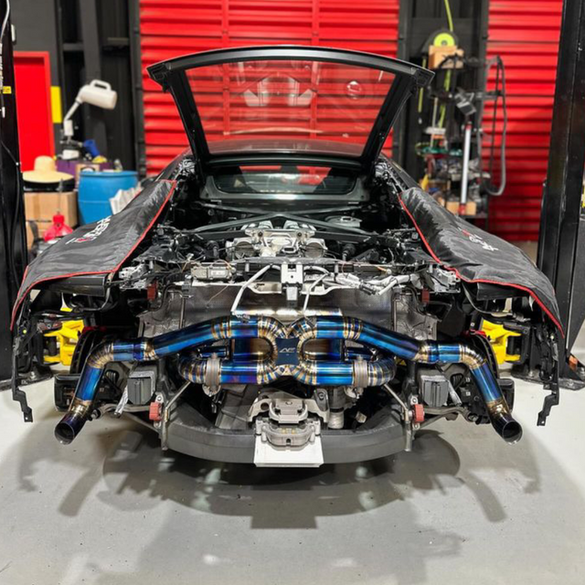 Your R8 Looks Like a Supercar. Now Make it Sound Like one with The AeroFlowDynamics R8 Titanium F1 Exhaust System