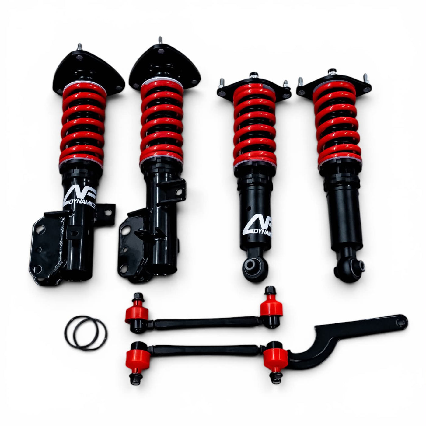 AFD 32 Way Adjustable Coilovers installed on 2022 2023 2024 2025 2026 Subaru WRX VB for improved handling stance and suspension performance