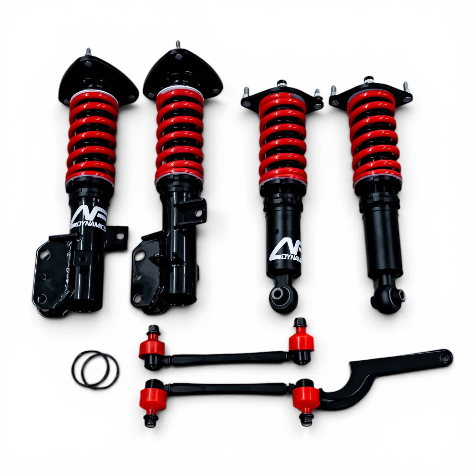 AFD 32 Way Adjustable Coilovers installed on 2022 2023 2024 2025 2026 Subaru WRX VB for improved handling stance and suspension performance
