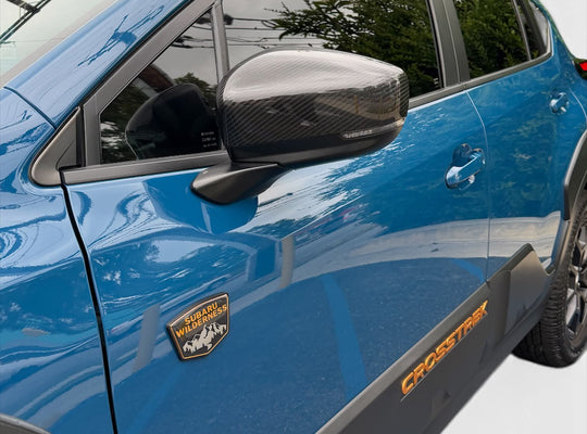 2024+ Subaru Crosstrek Real Carbon Fiber Mirror Cap Covers