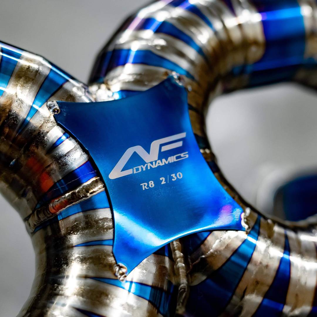 Audi R8 Titanium Valved F1 Exhaust System