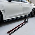 Honda Civic Type R FL5 color match side skirt covers -aeroflowdynamics
