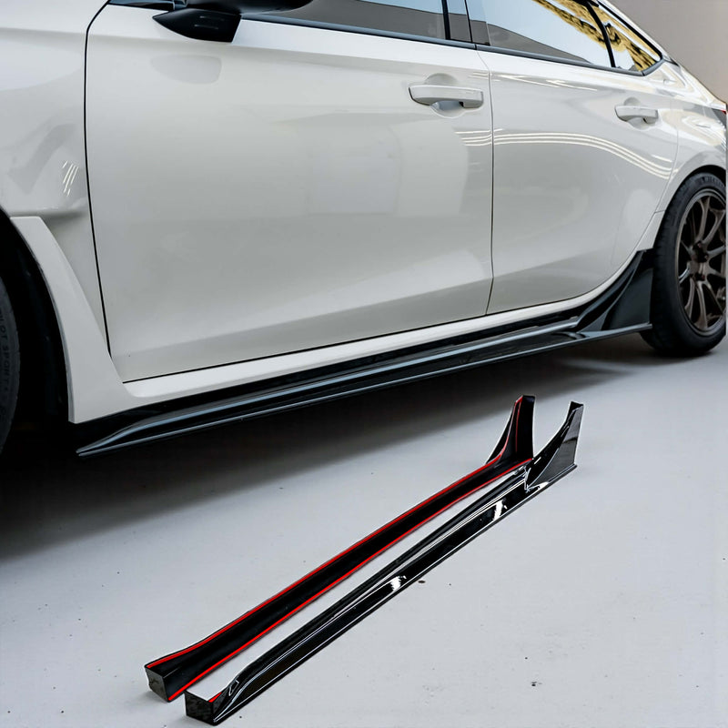 Honda Civic Type R FL5 color match side skirt covers -aeroflowdynamics
