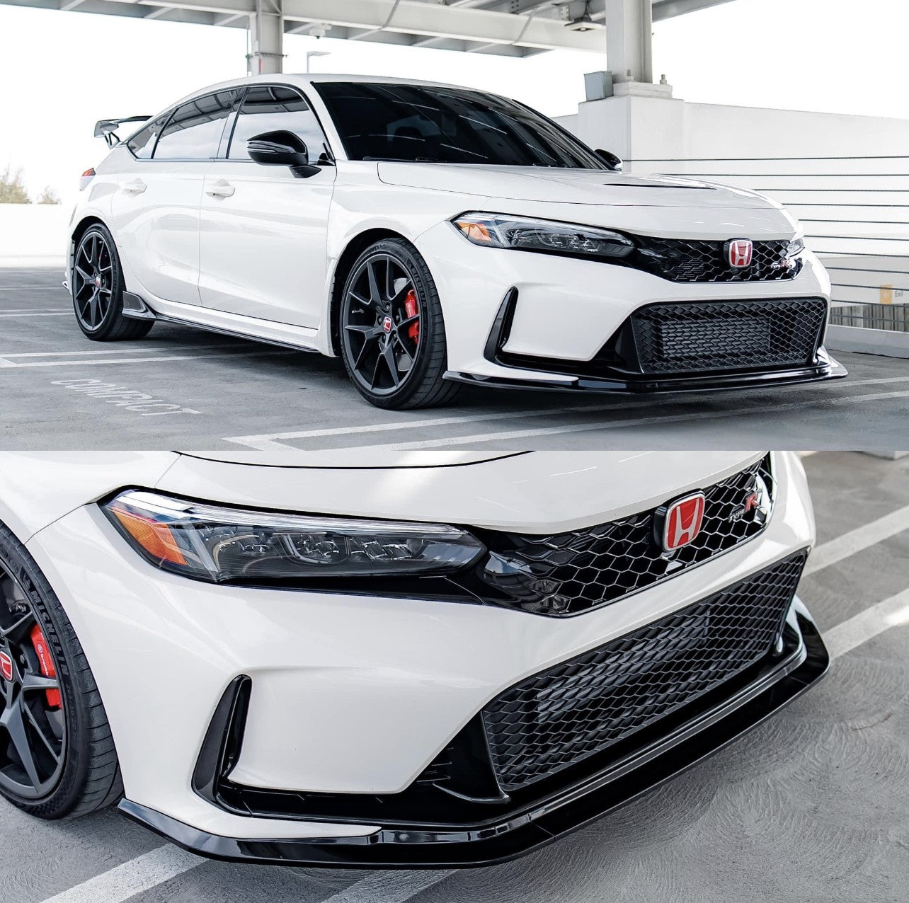 Type R: AFD V2 Lip Gloss Black Finish for 2023+ Honda Civic ...