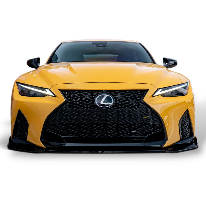 2022–2025 Lexus IS500 F SPORT GTS-Style Gloss Black Front Lip